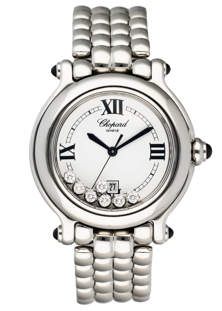 Chopard Happy Sport 27/8236-23 White Dial Ladies Watch