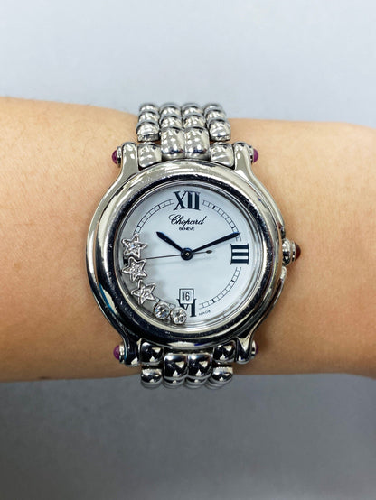 Chopard Happy Sport 27/8236-23 White Dial Ladies Watch