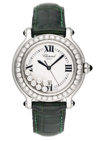 Chopard Happy Sport 27/8236-23 White Dial Ladies Watch Box Papers