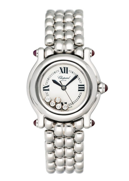 Chopard Happy Sport 27/8245-21 White Dial Ladies Watch