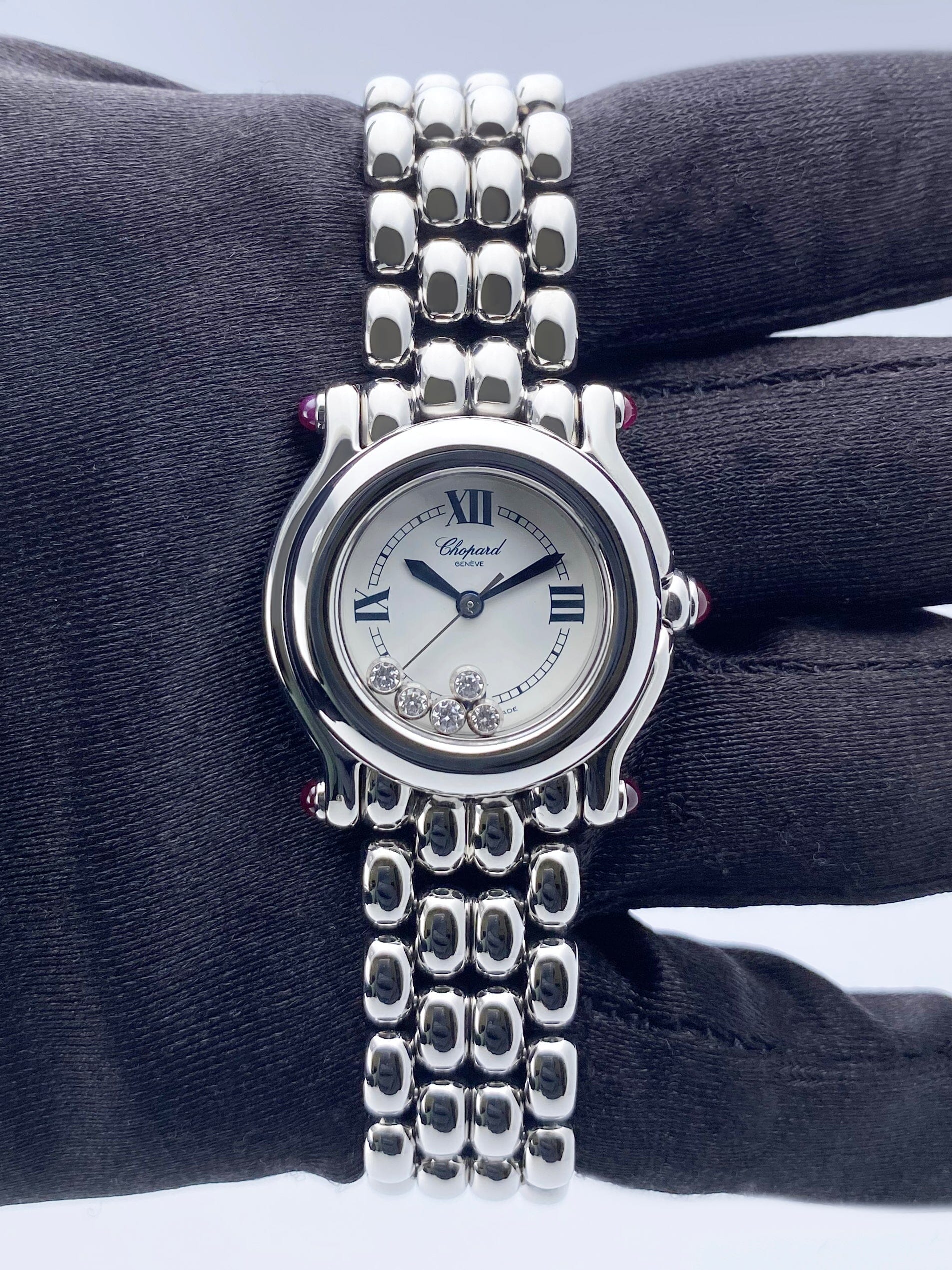 Chopard Happy Sport 27/8245-21 White Dial Ladies Watch โ Phigora