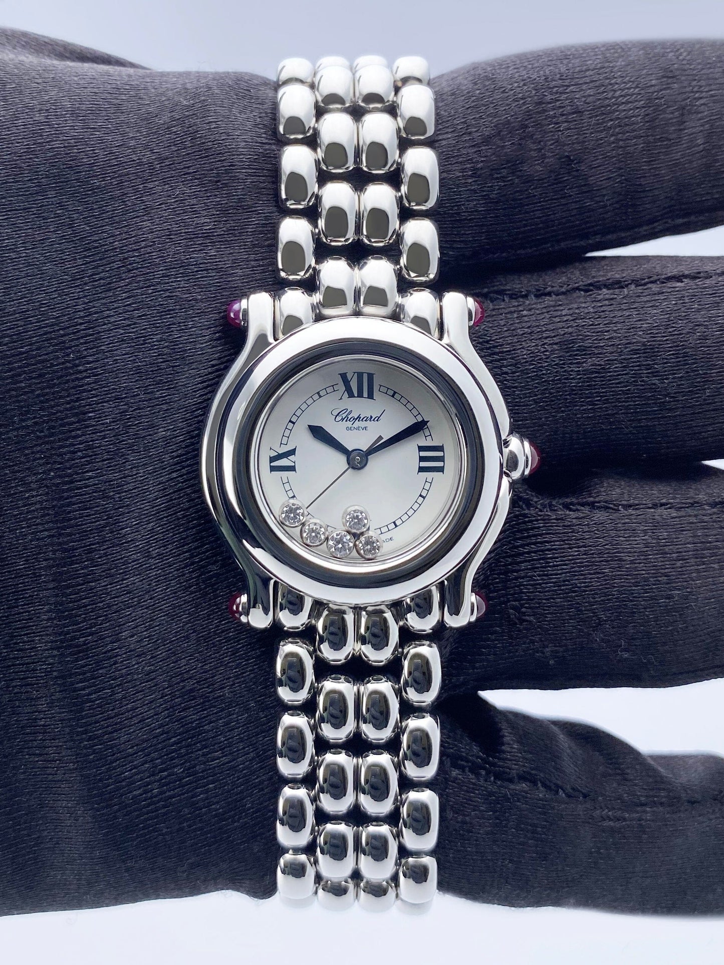 Chopard Happy Sport 27/8245-21 White Dial Ladies Watch