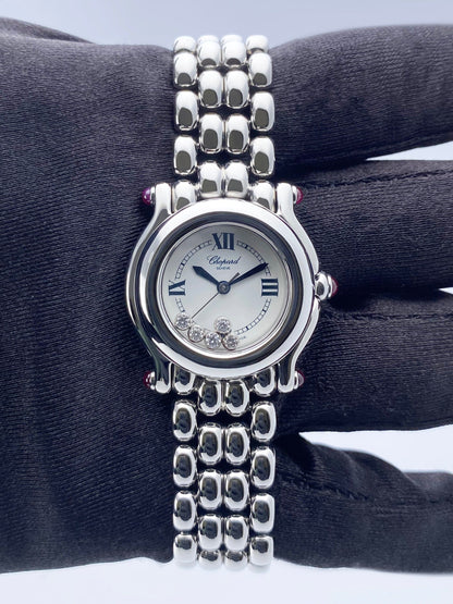 Chopard Happy Sport 27/8245-21 White Dial Ladies Watch