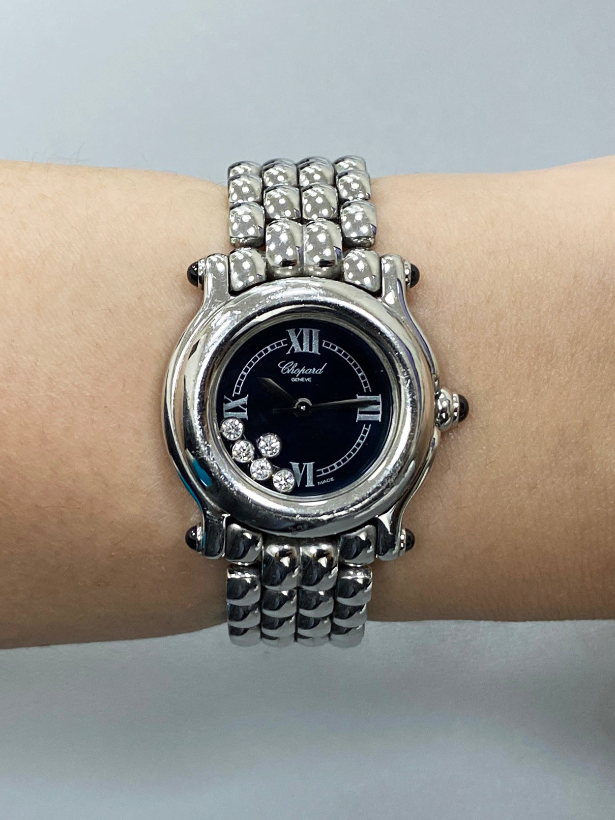 Chopard Happy Sport 27/8250-23 Black Dial Ladies Watch