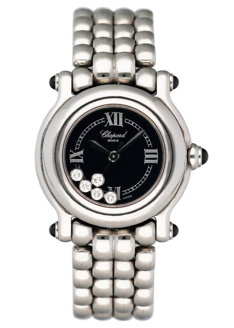 Chopard Happy Sport 27/8250-23 Black Dial Ladies Watch