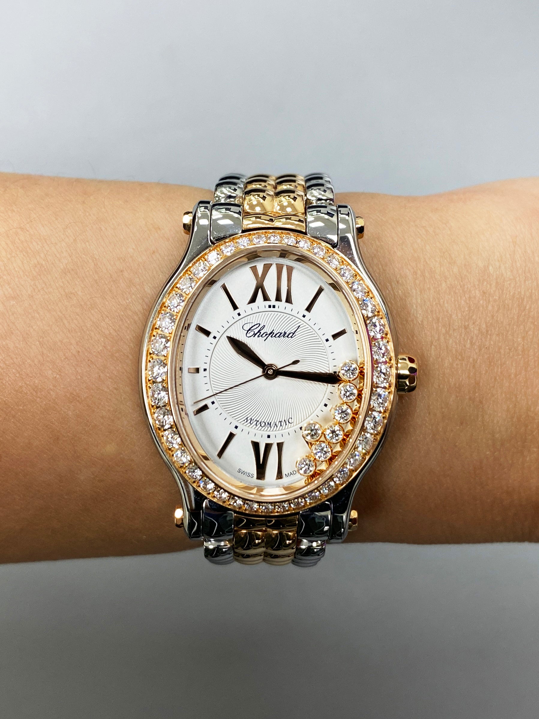 Chopard Happy Sport 278602-6004 Ladies Watch With Box