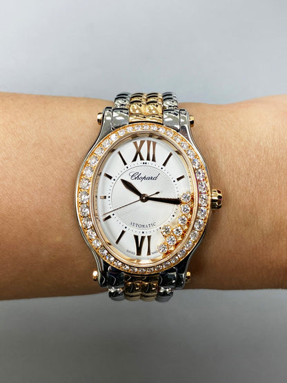 Chopard Happy Sport 278602-6004 Ladies Watch With Box