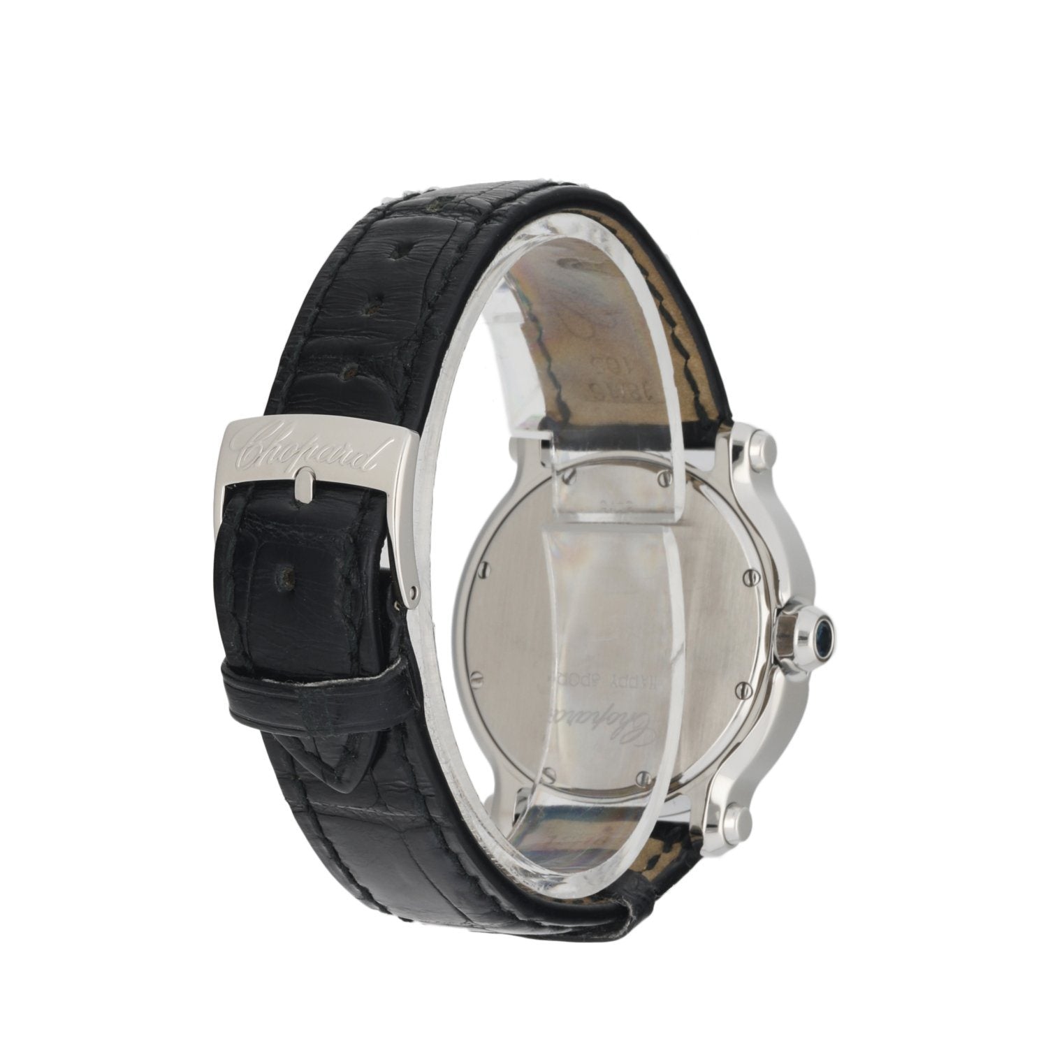 Chopard Happy Sport 8475 Mother Of Pearl Dial W/ Floating Diamonds & Papers