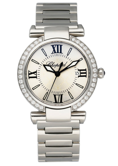 Chopard Imperiale 388541-3004 Diamond Steel Ladies Watch Box & Papers - Wristwatch