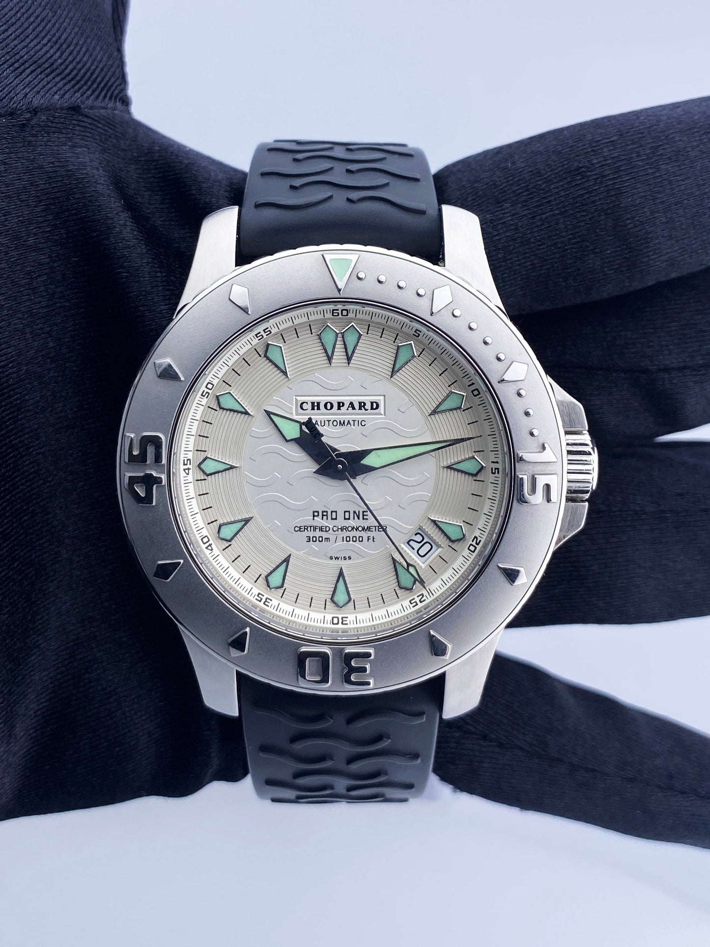 Chopard L.U.C Pro One 8912 Stainless Steel Automatic Men’s Watch - Wristwatch