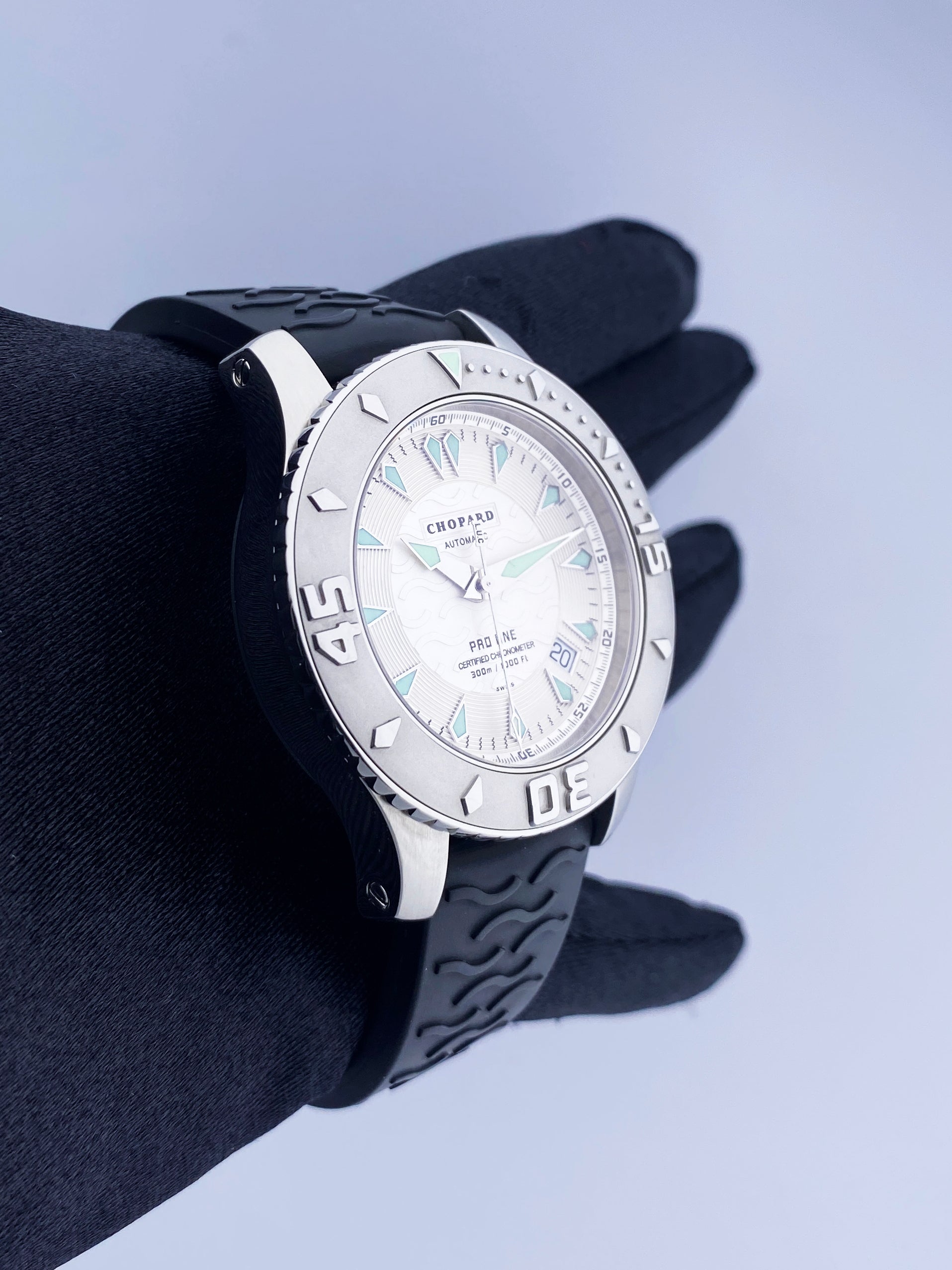 Chopard L.U.C Pro One 8912 Stainless Steel Automatic Men’s Watch - Wristwatch