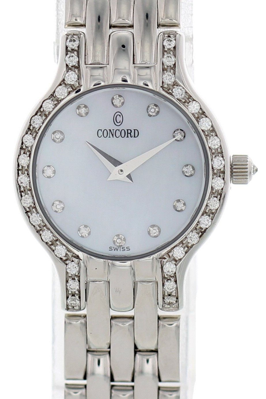 Concord Saratoga 14K White Gold & Diamonds 66-25-264 - Wristwatch