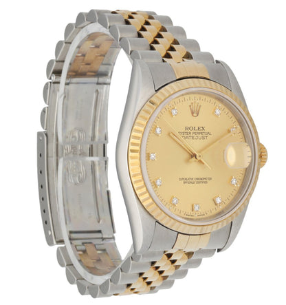 Datejust 16233 Diamond Dial Men's Watch