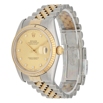 Datejust 16233 Diamond Dial Men's Watch