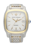 David Yurman T301-LS8 Stainless Steel Silver & Yellow Gold Thoroughbred Automatic Watch