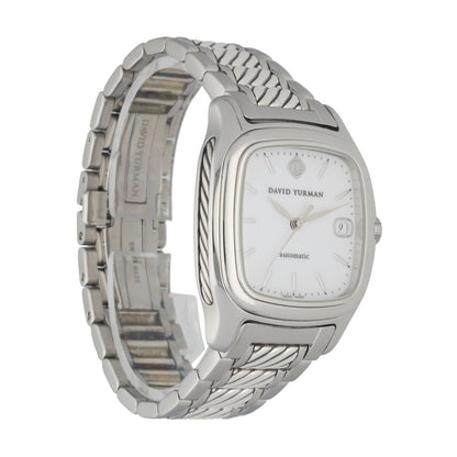 David Yurman T301-LST Stainless Steel & Silver Thoroughbred Automatic Watch