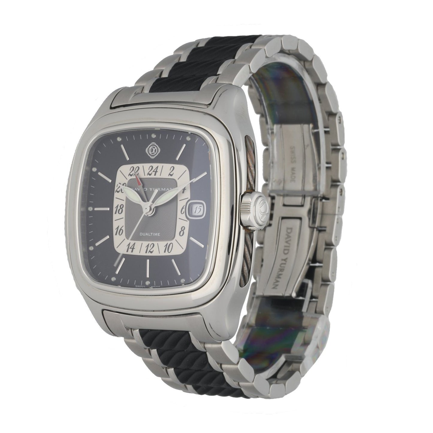 David Yurman T306-DST Thoroughbred Dual Time Automatic Watch