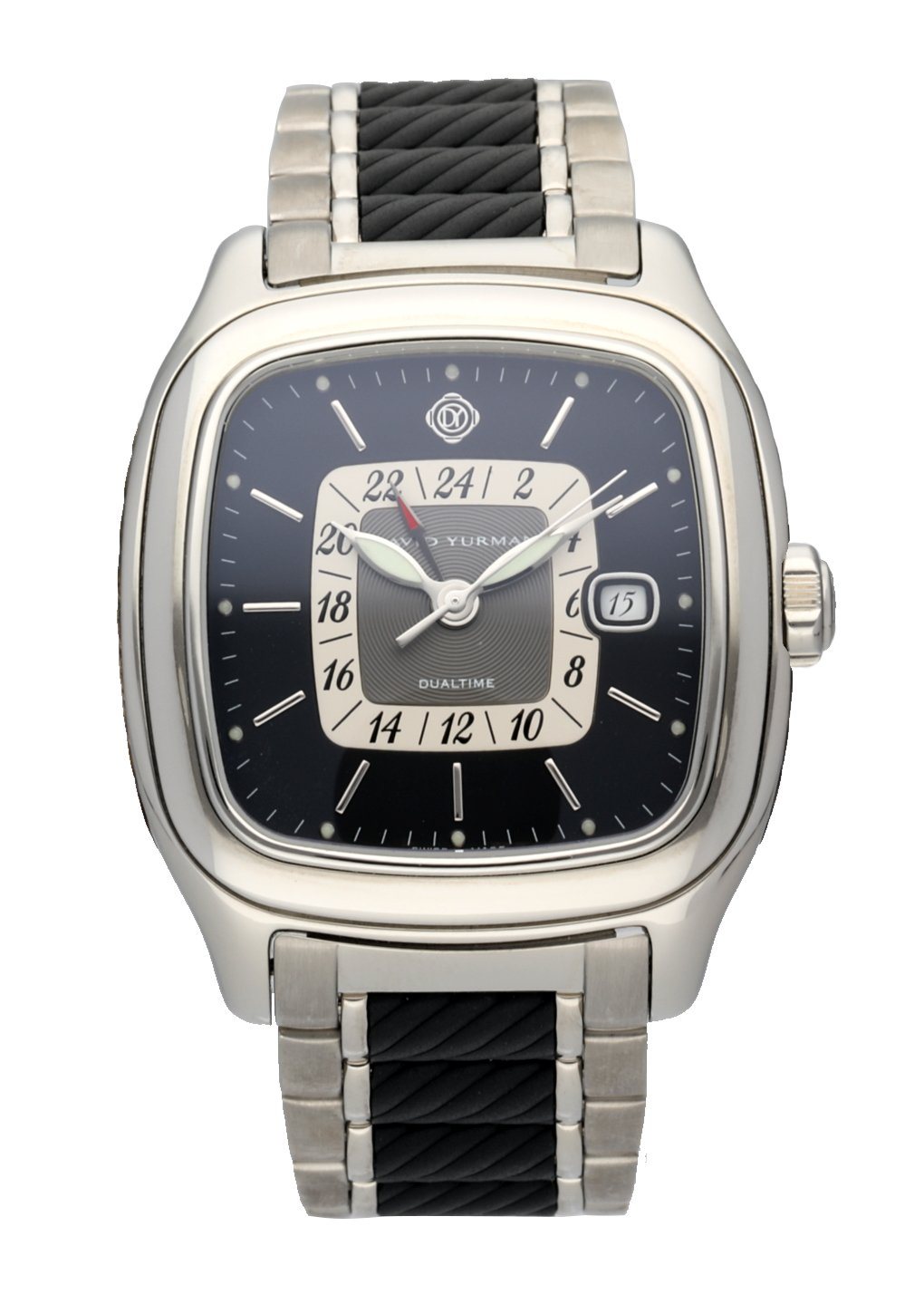 David Yurman T306-DST Thoroughbred Dual Time Automatic Watch