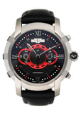 Dewitt Academia FTV.CHR.005.RFB Black & Red Dial Mens Watch Box Papers - Watches