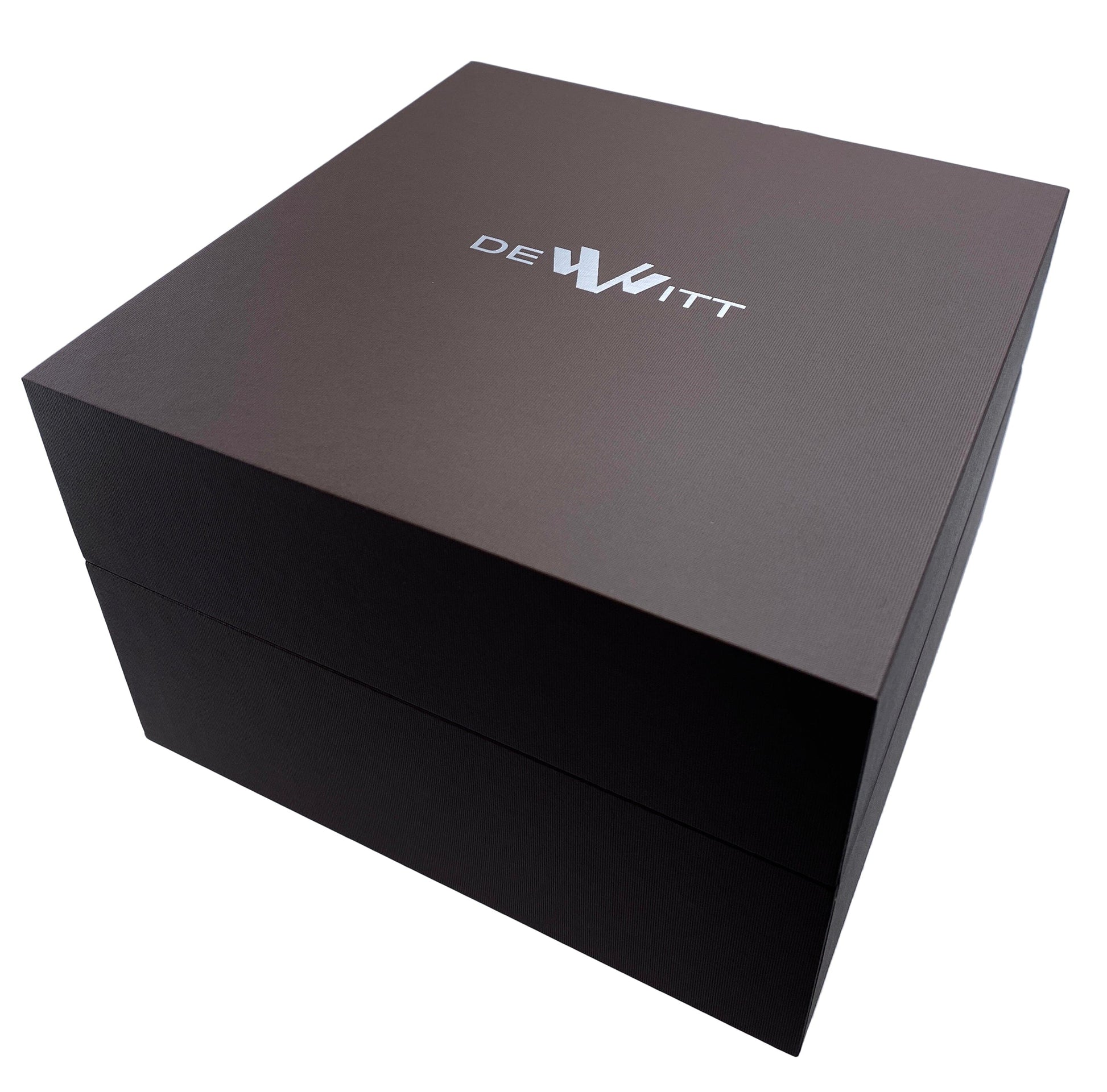 Dewitt Academia FTV.CHR.006.RFB Black & Yellow Dial Mens Watch Box Papers