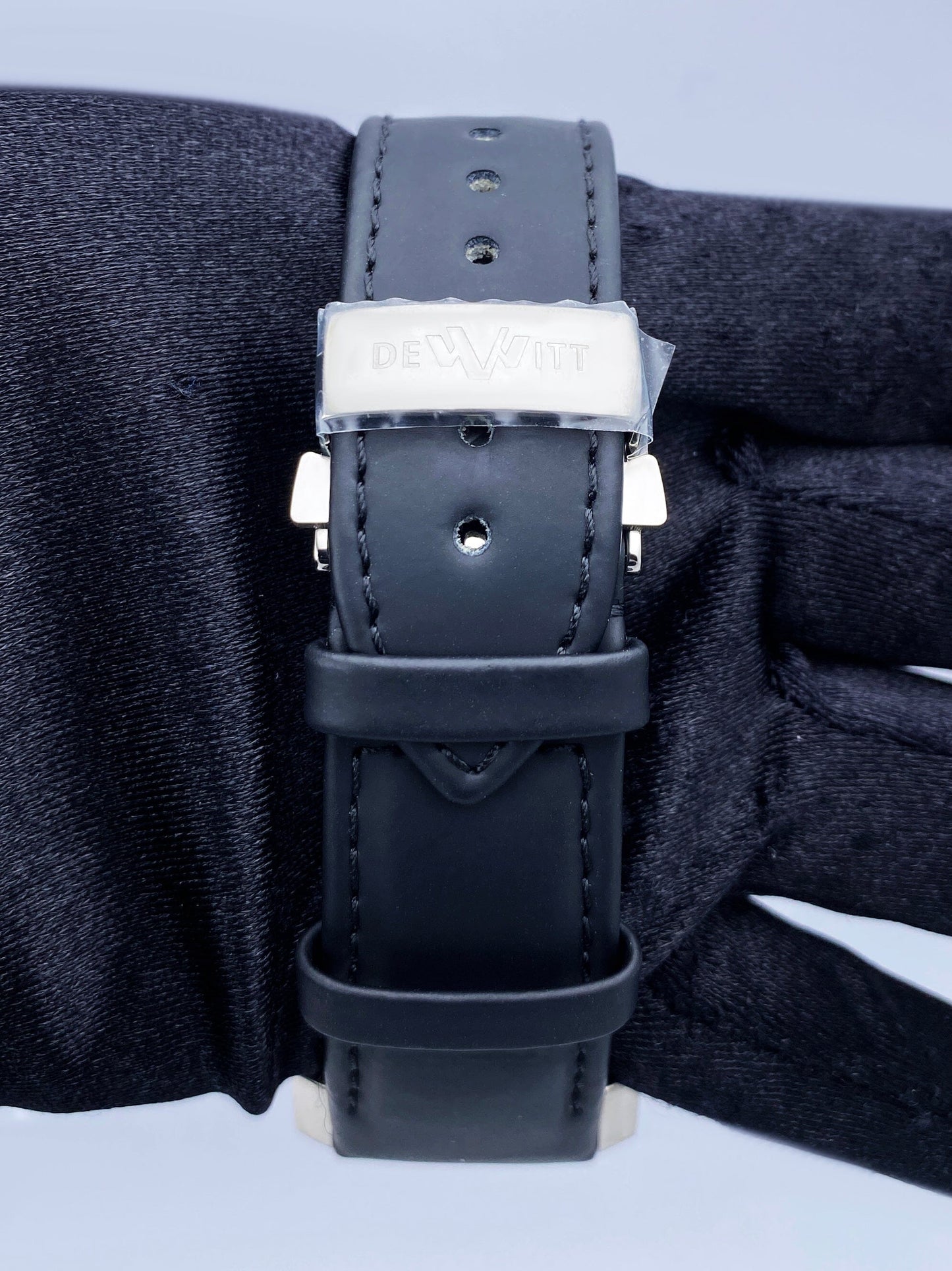 Dewitt Academia FTV.CHR.006.RFB Black & Yellow Dial Mens Watch Box Papers