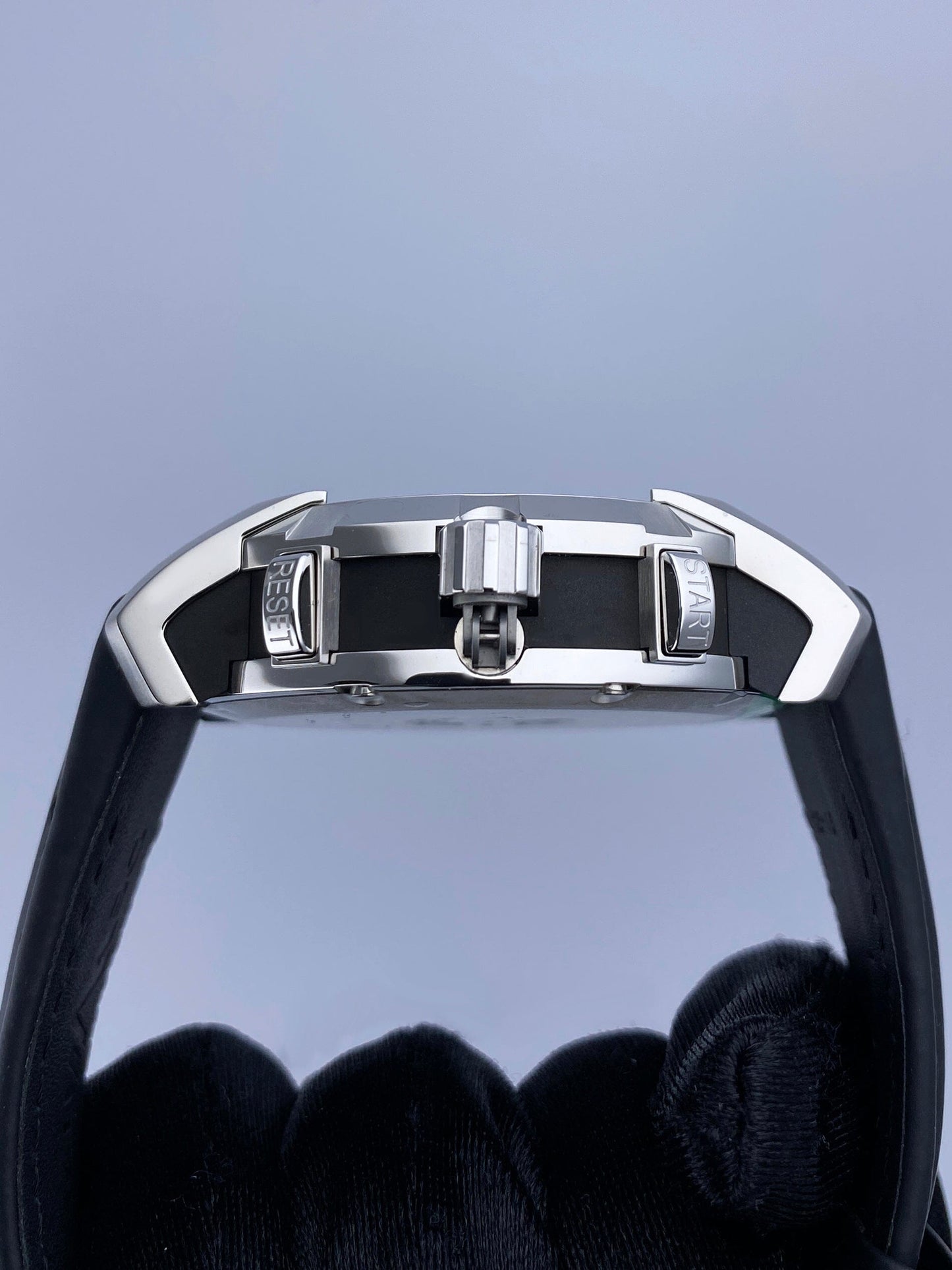 Dewitt Academia FTV.CHR.006.RFB Black & Yellow Dial Mens Watch Box Papers