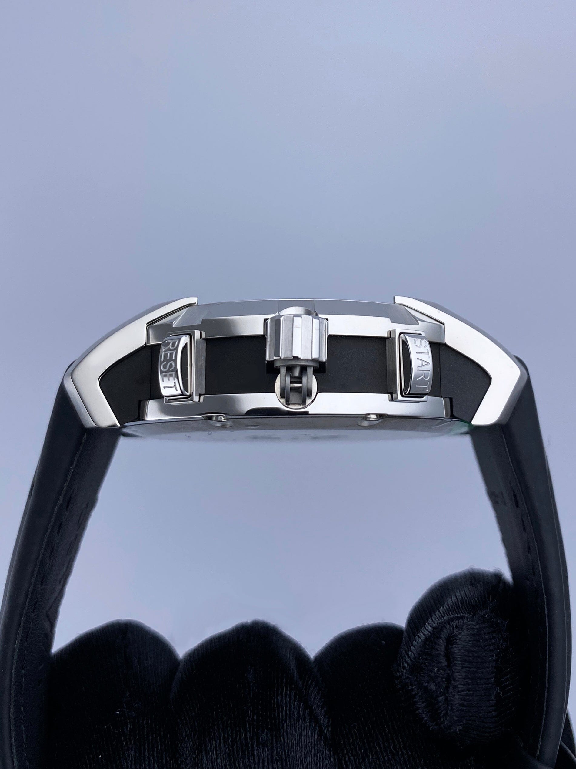 Dewitt Academia FTV.CHR.006.RFB Black & Yellow Dial Mens Watch Box Papers