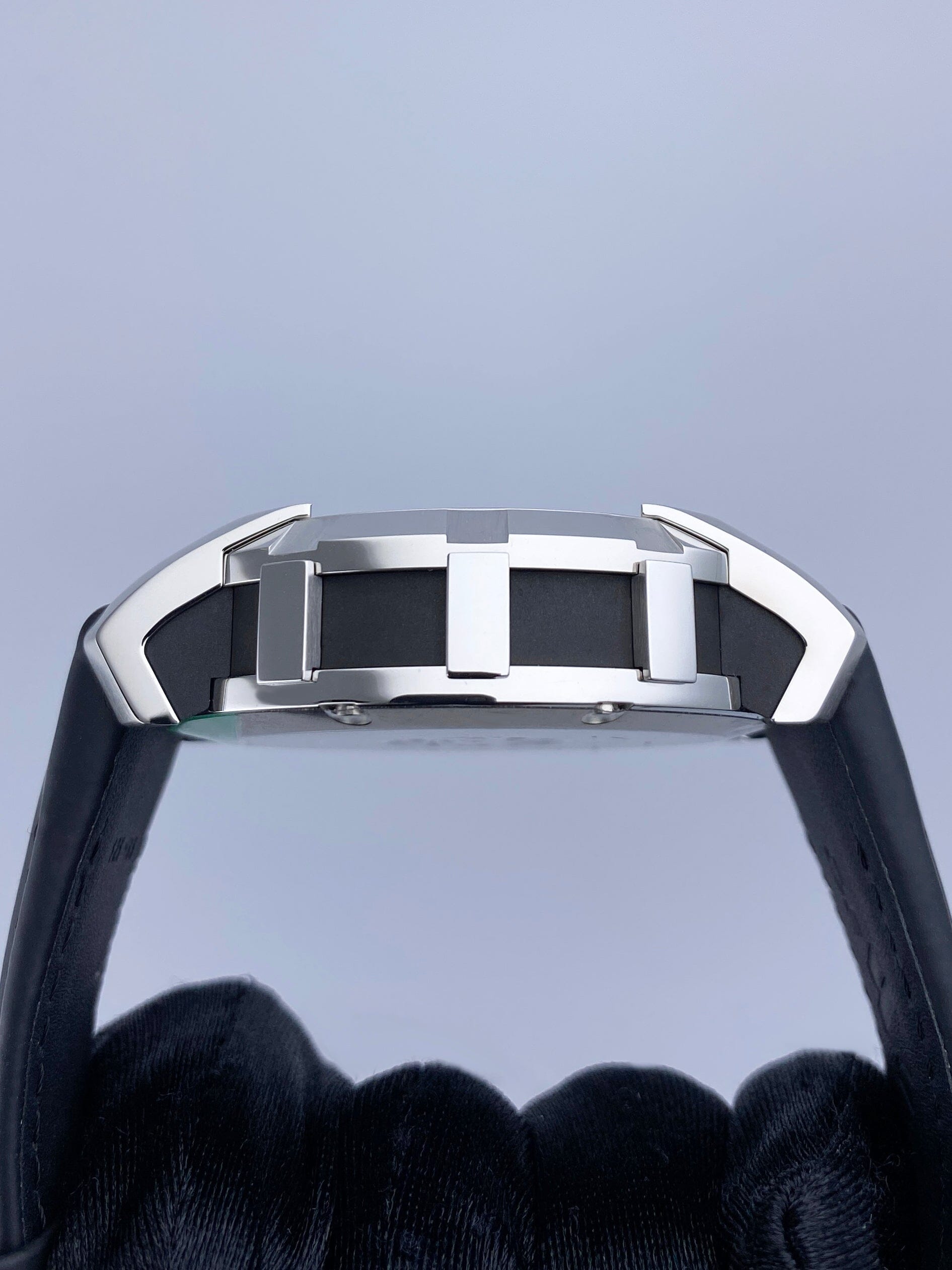 Dewitt Academia FTV.CHR.006.RFB Black & Yellow Dial Mens Watch Box Papers