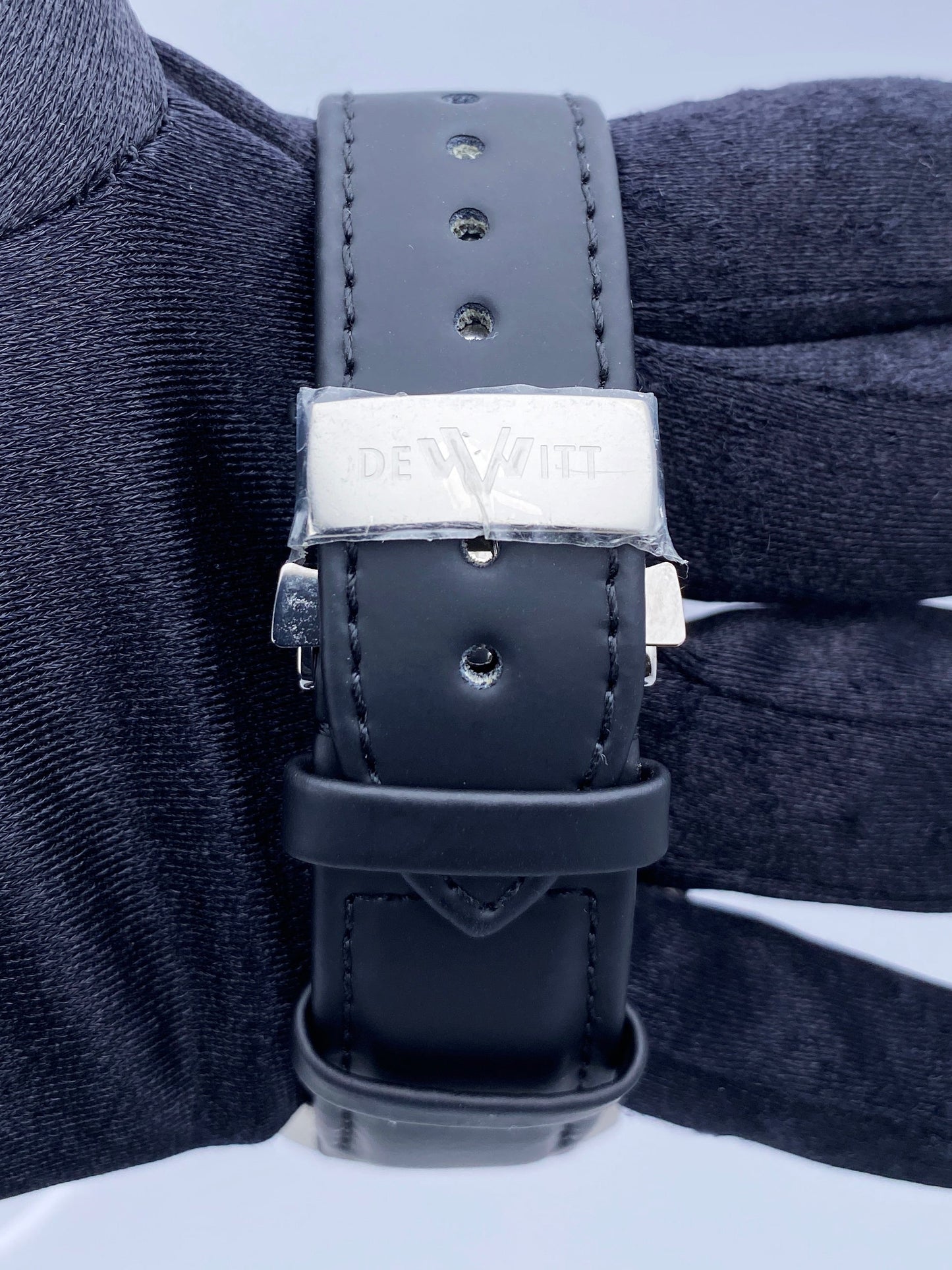 Dewitt Academia FTV.CHR.007.RFB Black Dial Mens Watch Box Papers - Wristwatch