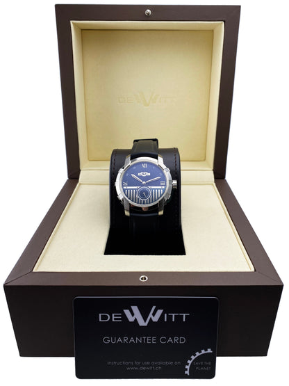Dewitt Academia FTV.PTS Blue Dial Mens Watch Box Papers - Watches