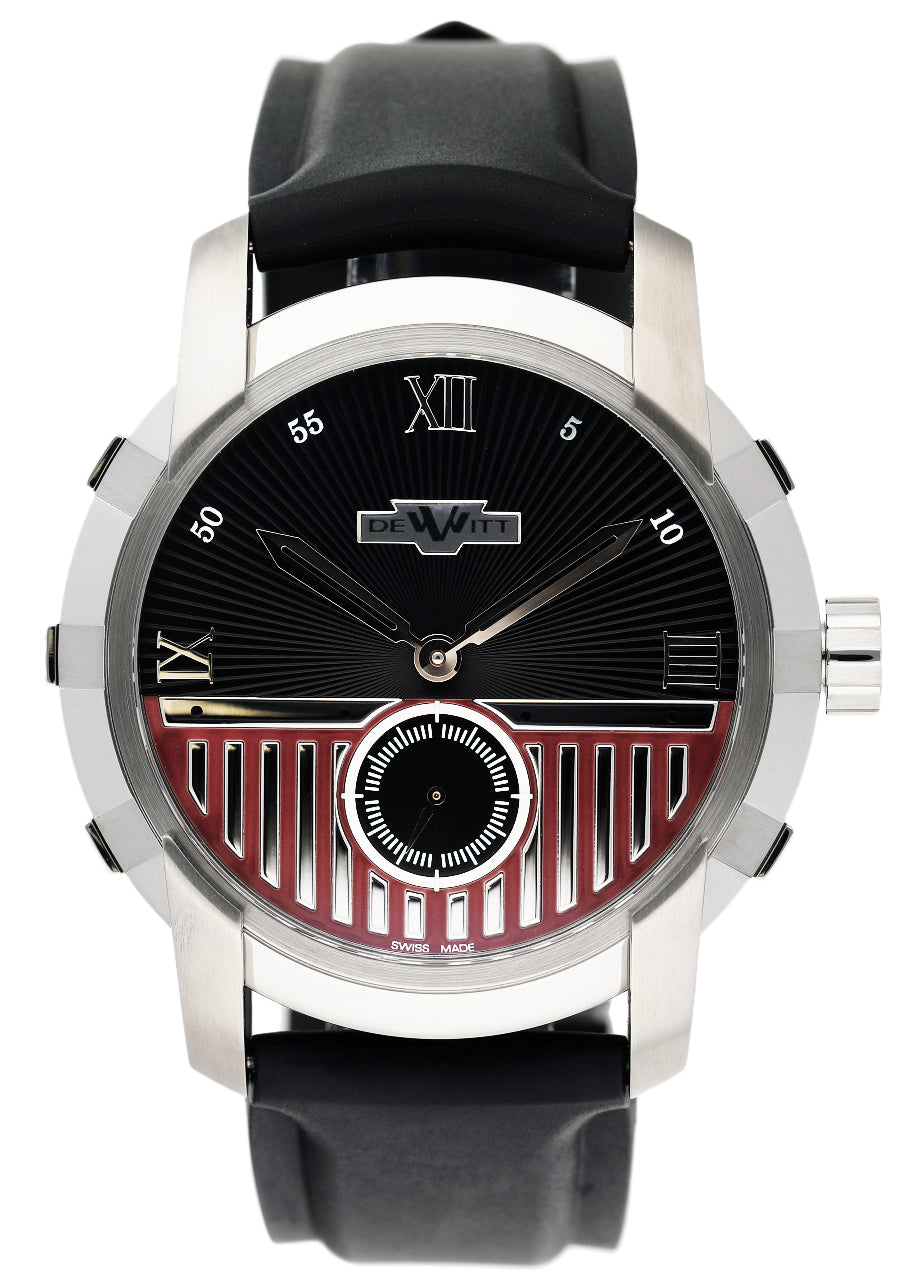 Dewitt Academia FTV.PTS.001.RFB Stainless Steel Mens Watch Box Papers - Wristwatch