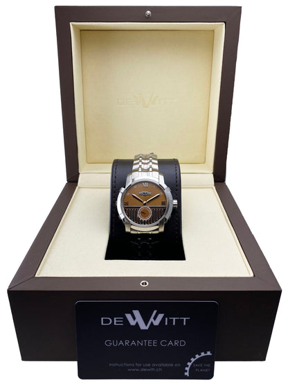 Dewitt Academia FTV.PTS.010.S Brown Dial Mens Watch Box Papers
