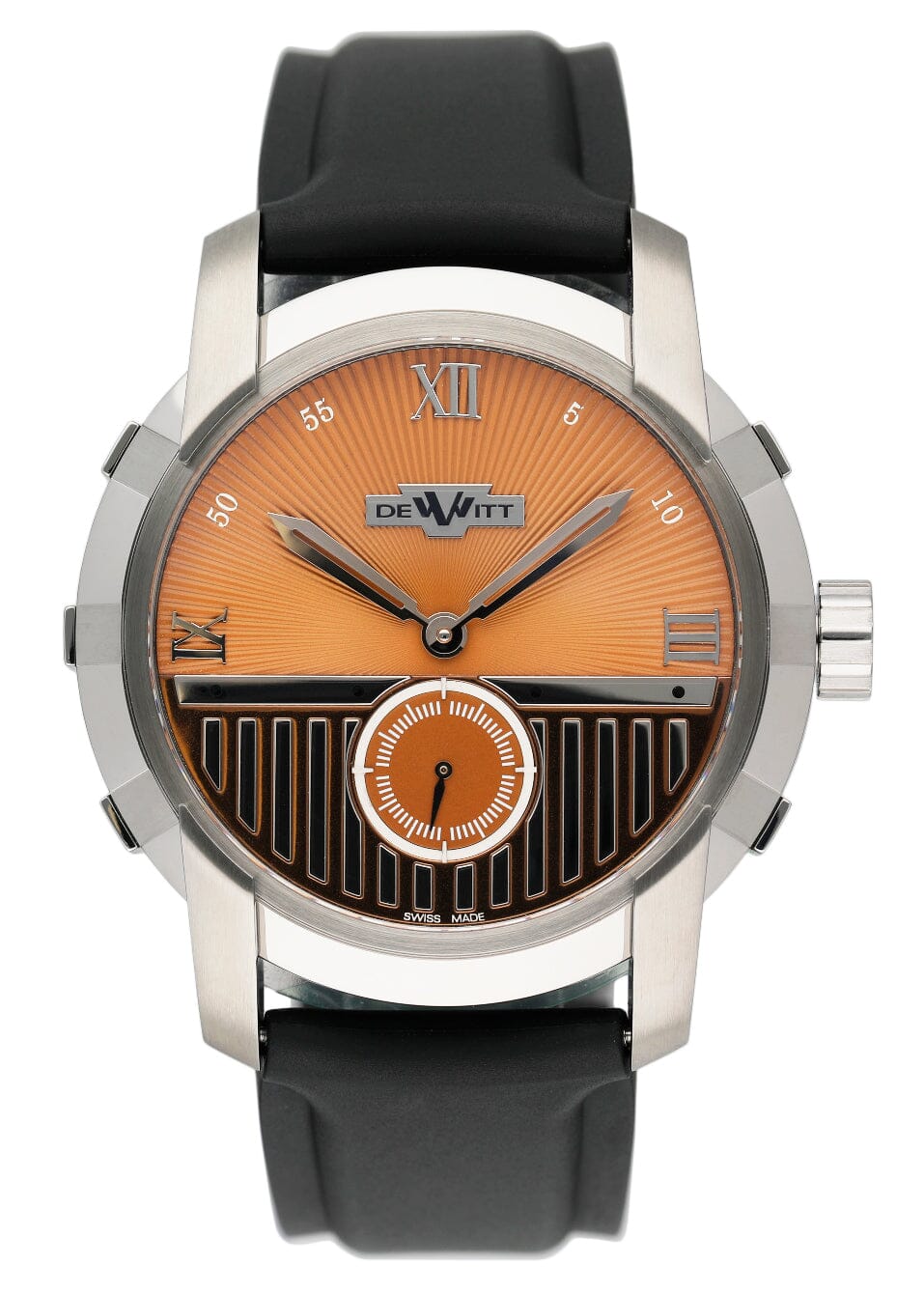 Dewitt Glorious Knight FTV.PTS.010.RPB Brown Dial Mens Watch Box Papers - Watches