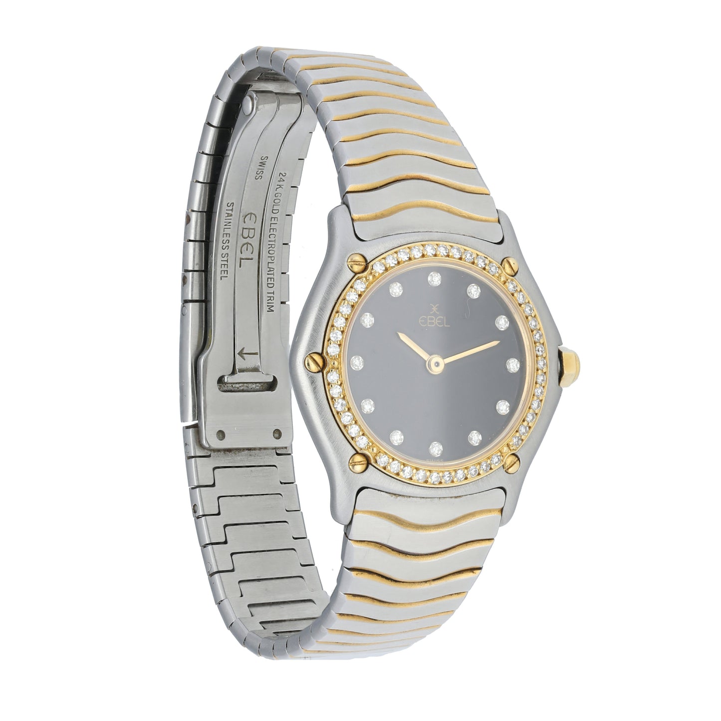 Ebel Classic Wave 181930X Diamond Ladies Watch