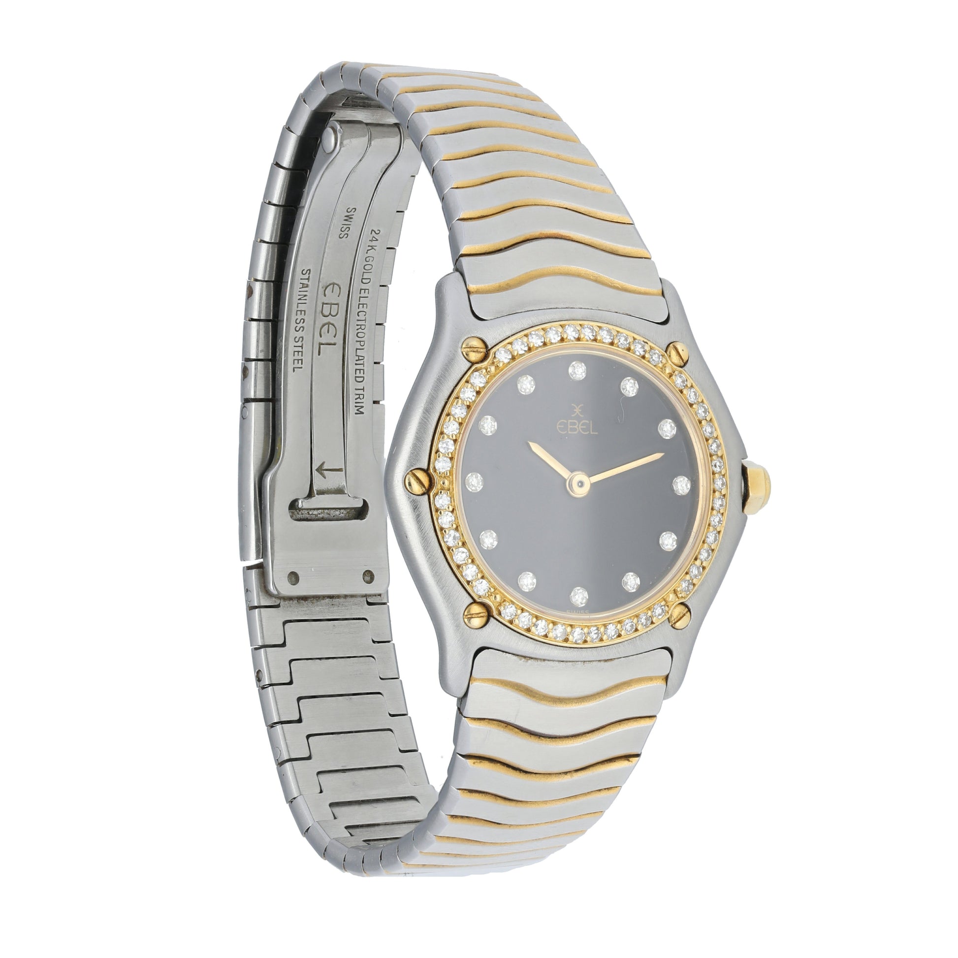 Ebel Classic Wave 181930X Diamond Ladies Watch