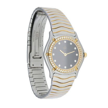 Ebel Classic Wave 181930X Diamond Ladies Watch