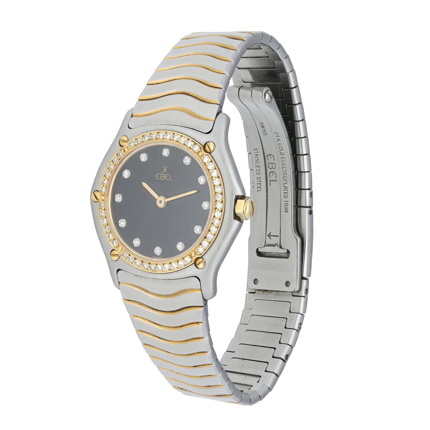 Ebel Classic Wave 181930X Diamond Ladies Watch