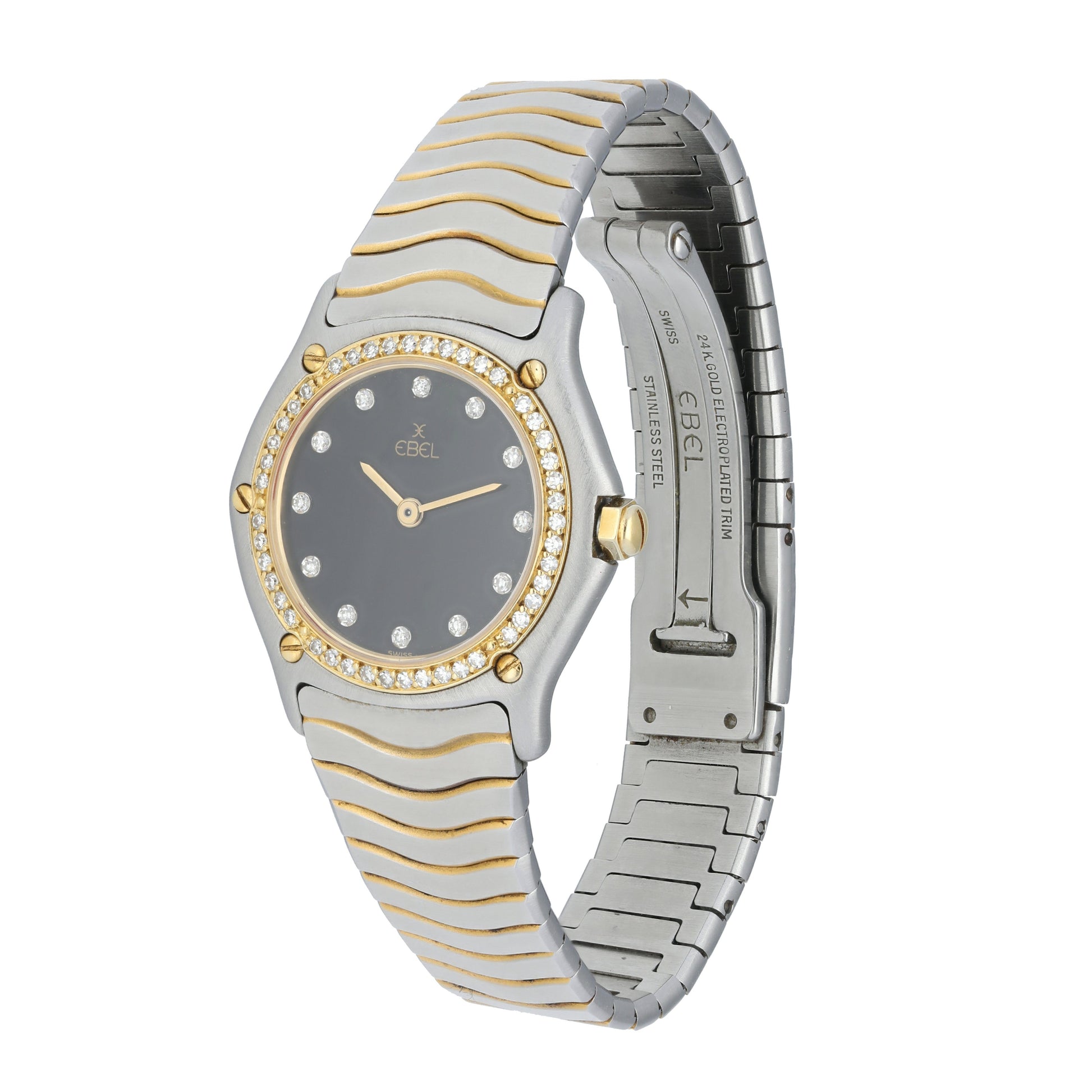 Ebel Classic Wave 181930X Diamond Ladies Watch