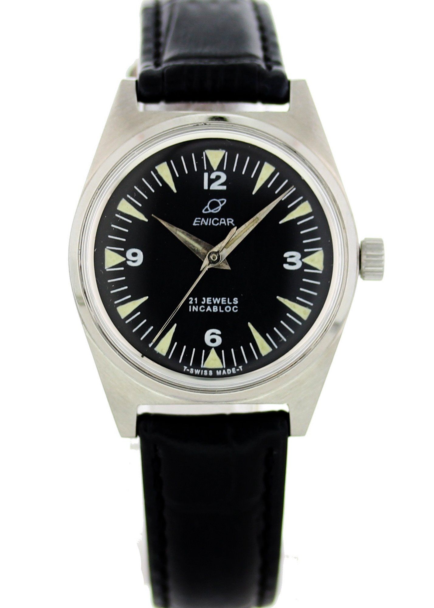 Enicar Incabloc 21 Jewels Vintage Winding Watch