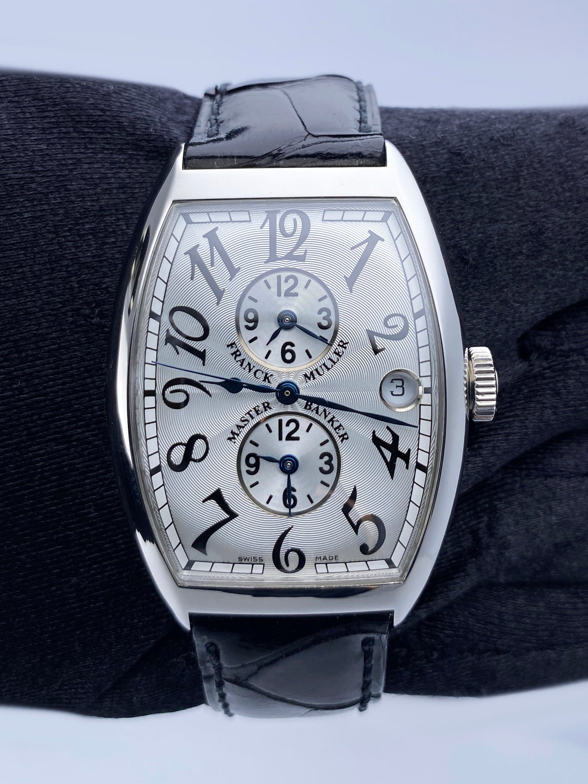 Franck Muller Master Banker 6850 MB Silver Dial Watch Box Papers - Watches