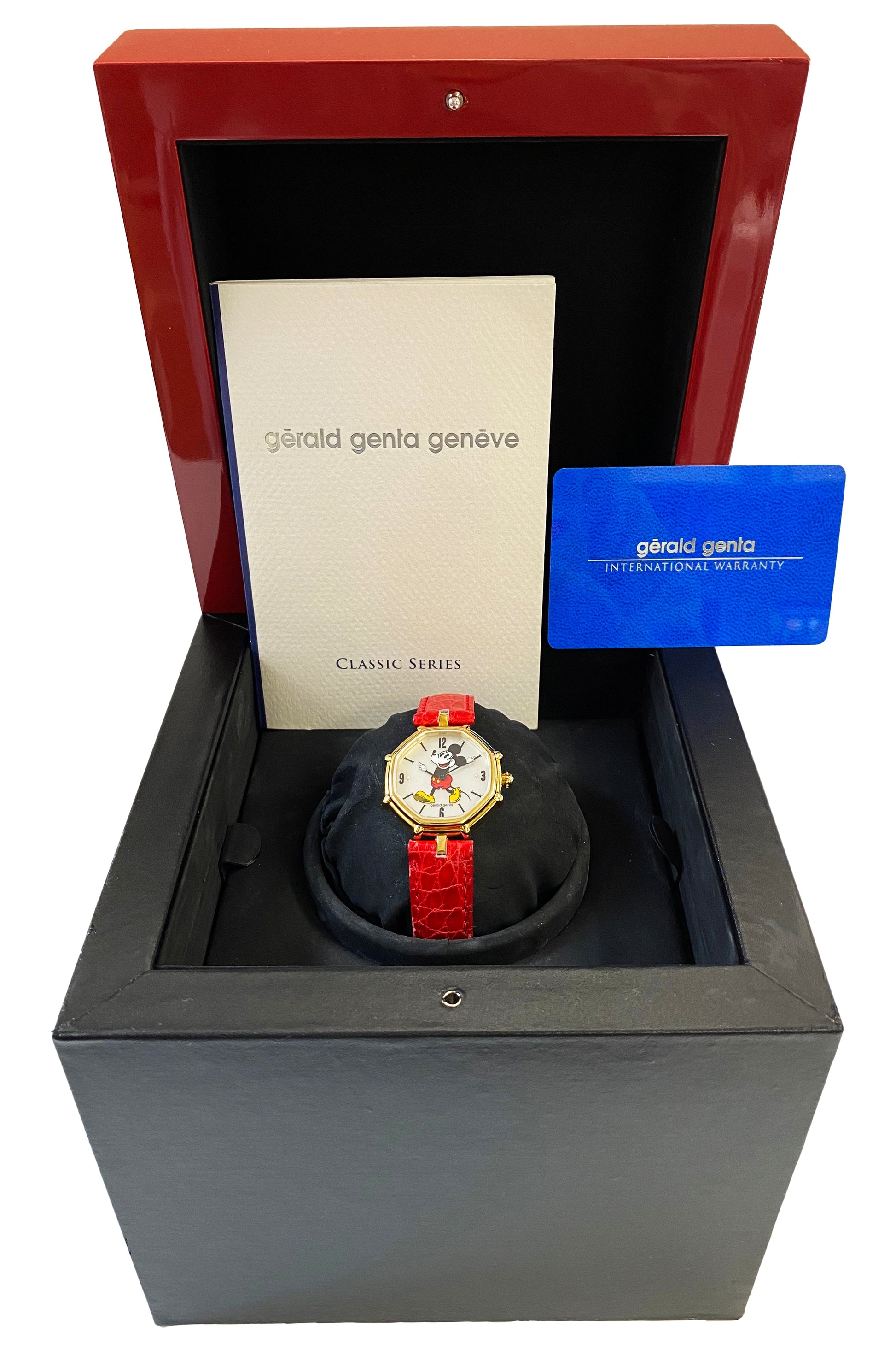 Gérald Genta Disney G.3250.7 Micky Mouse Dial Ladies Watch Box Papers - Wristwatch