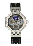 Gerald Genta Success Platinum perpetual calendar 3359.4 skeleton Mens Watch - Virtual