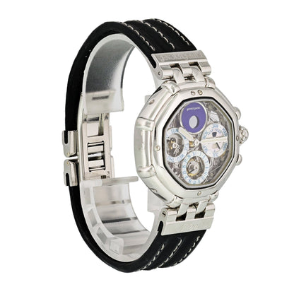 Gerald Genta Success Platinum perpetual calendar 3359.4 skeleton Mens Watch - Virtual