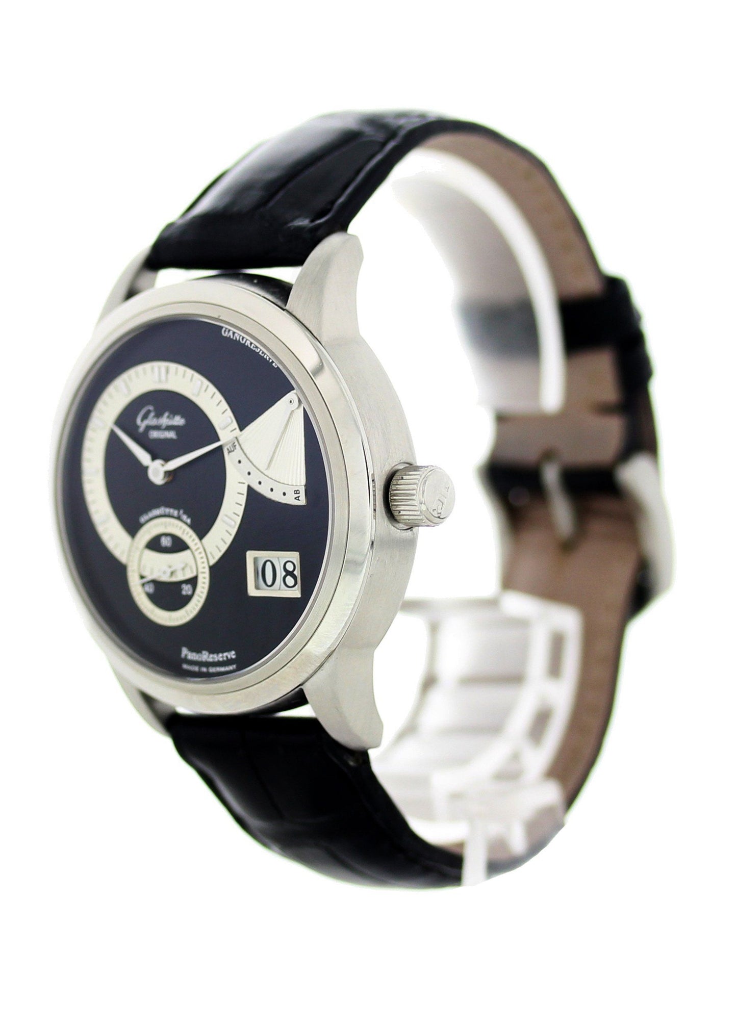 Glashutte Original PanoReserve PanoDate 65-01-03-03-04 Platinum Box Papers. - Virtual