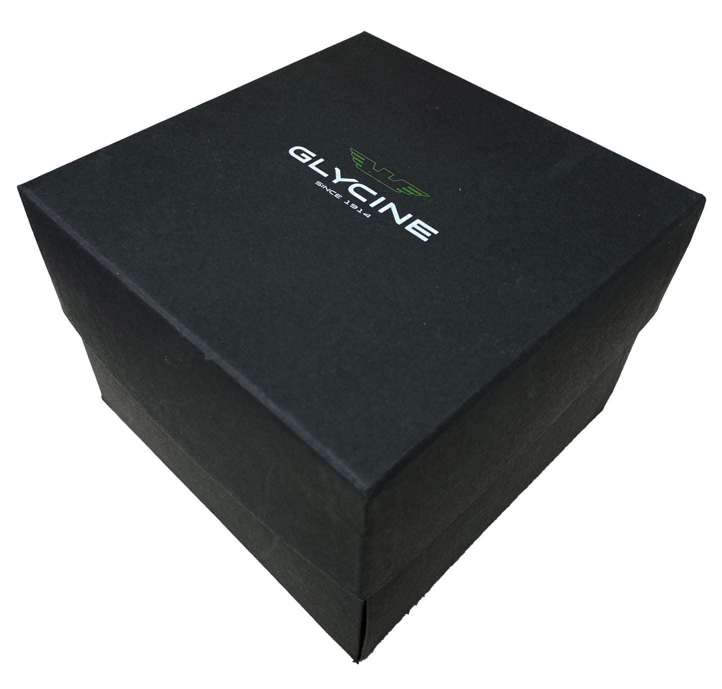 Glycine Combat Sub 3908 Black Dial Mens Watch Box & Papers - Wristwatch