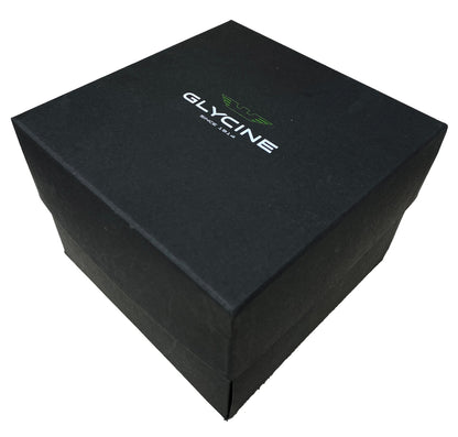 Glycine Combat Sub 3908 Black Dial Mens Watch Box & Papers - Wristwatch