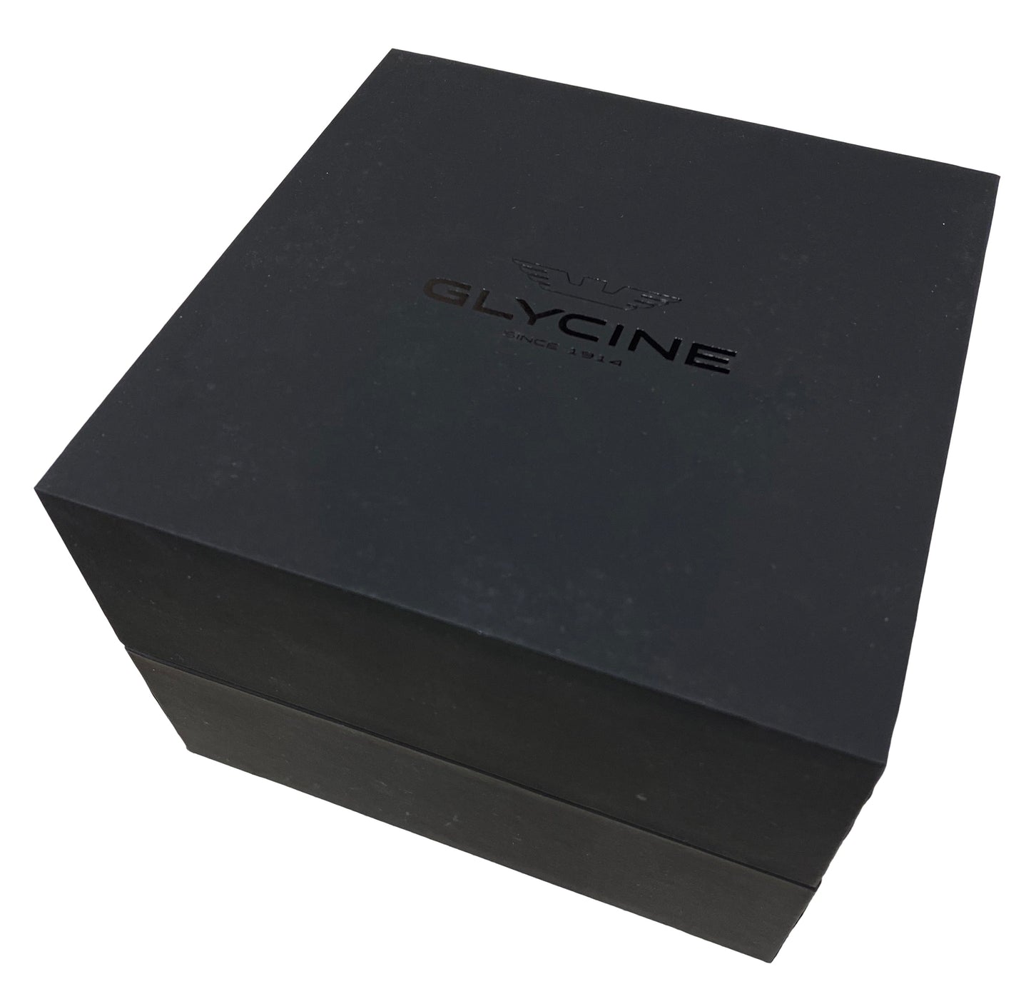 Glycine Combat Sub 3908 Black Dial Mens Watch Box & Papers - Wristwatch