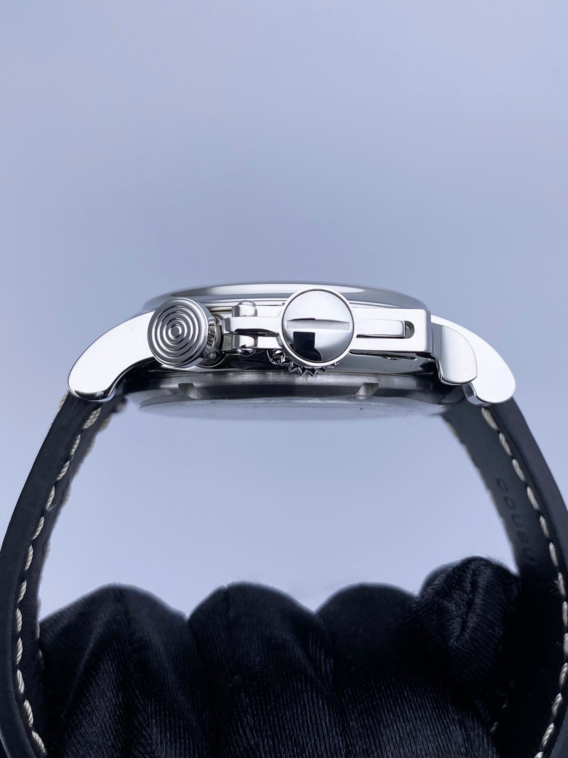 Graham Chronofighter Vintage Gold Emergency "Green Edition" Watch Box Papers