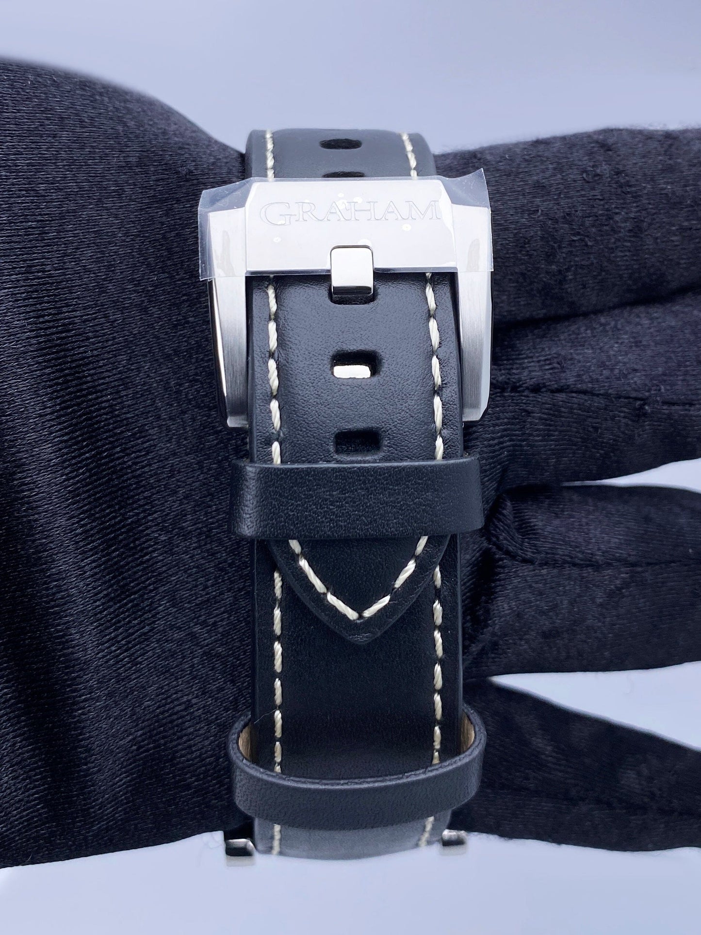 Graham Chronofighter Vintage Gold Emergency "Green Edition" Watch Box Papers