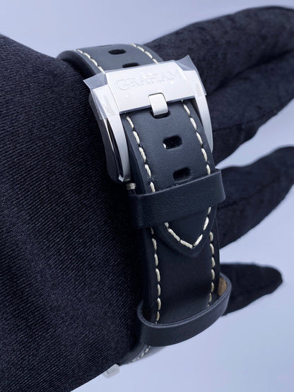 Graham Chronofighter Vintage Gold Emergency "Green Edition" Watch Box Papers